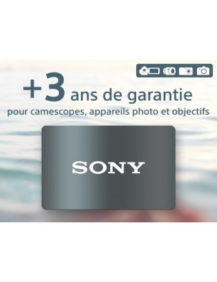 SONY EXTENSION DE GARANTIE +3ANS PHOTO