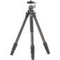 LEOFOTO RANGER TREPIED CARBONE SC-224C + ROTULE LH-25