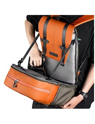K&F CONCEPT BETA SAC A DOS 20L ORANGE/VERT