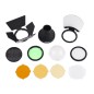 GODOX KIT ACCESSOIRES AK-R1 POUR TETE RONDE