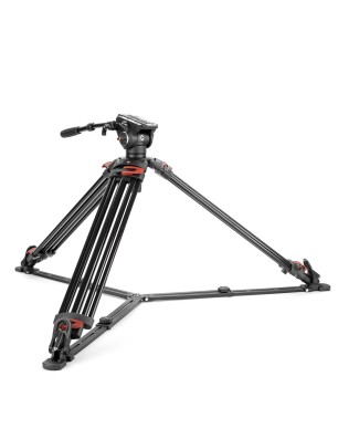 CARUBA Videostar 188 Pro Fluide - Trépied Professionnel pour Vidéo