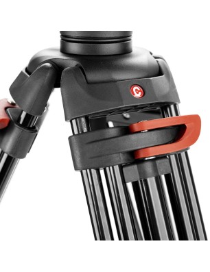 CARUBA Videostar 188 Pro Fluide - Trépied Professionnel pour Vidéo