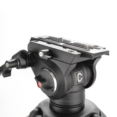 CARUBA TREPIED VIDEO VIDEOSTAR 188 PRO + ROTULE FLUIDE