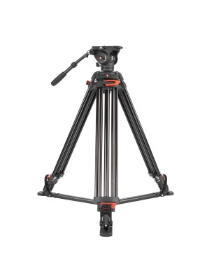 CARUBA Videostar 188 Pro Fluide - Trépied Professionnel pour Vidéo
