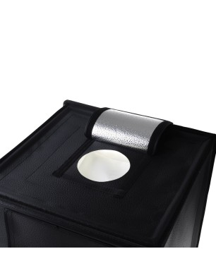 Caruba Boîte à Lumière Portable LED 40x40x40cm - Studio Photo Miniature Professionnel