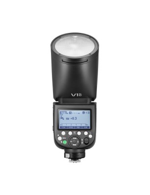 Godox V1 Pro Flash pour Nikon - Tête Ronde, Contrôle Sans Fil, Haute Performance