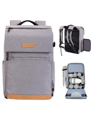 Sac à Dos Appareil Photo K&F Concept 22 L avec Grande Capacité et Compartiment PC