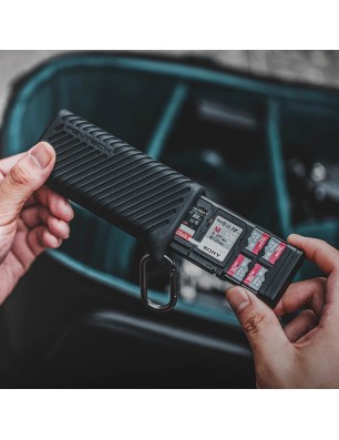PGYTECH Boitier Lecteur de Cartes Createmate Noir - Stockage et Transfert Haute Vitesse