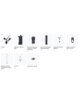 DJI RS 4 : Stabilisateur Professionnel Léger pour Création Cinématographique