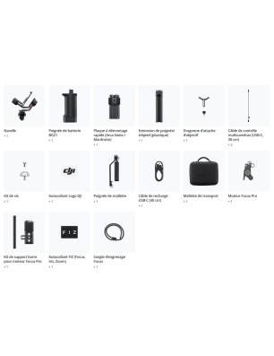 DJI RS 4 Combo: Stabilisateur Léger pour Cinéastes Indépendants
