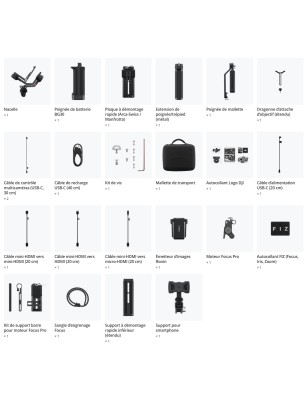 DJI RS 4 Pro Combo : Stabilisateur professionnel pour cinéastes exigeants
