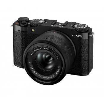 FUJI X-M5 NOIR + 15-45...