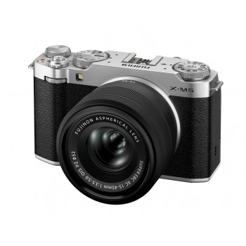 FUJI X-M5 SILVER + 15-45...