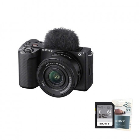 SONY ZV-E10 II+PZ 16-50 OSS II + EXTENSION GARANTIE + SD64