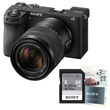 SONY ALPHA 6700 + 18-135 + SD 64GB + EXTENSION DE 3 ANS