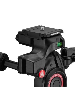 Manfrotto Befree GT PRO – Trépied carbone 3-Way 6 kg