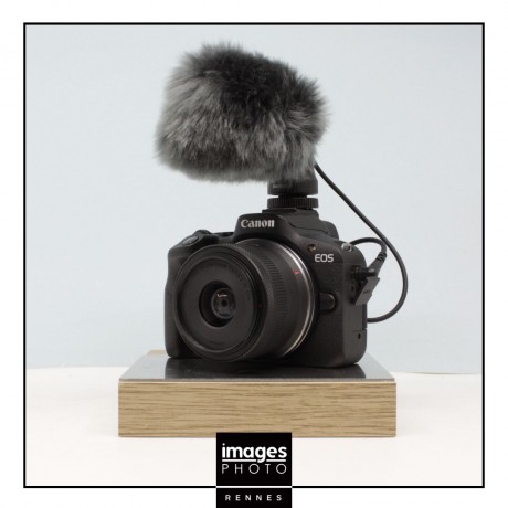 OCCASION - CANON EOS R50 + RF-S 18-45/4.5-6.3 + POIGNÉE HG-100TBR (AVEC BR-E1) + MICRO DM-E100 - GARANTIE 6 MOIS