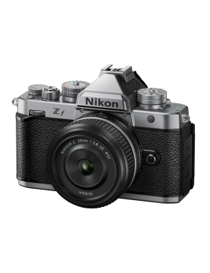 Nikon Z f SILVER – Hybride plein format rétro, 24,5 MP