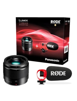 Panasonic Filmmaker Kit – Lumix 25mm F1.7 + VideoMicro II