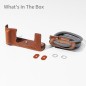 SMALLRIG 5449 ETUI DEMI-CUIR MARRON FUJI X-E5