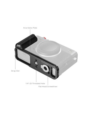 SmallRig 5448 – Grip noir Fujifilm X-E5