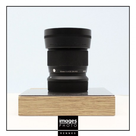 OCCASION - SIGMA 56/1.4 DC DN MONTURE CANON RF-S - GARANTIE 6 MOIS