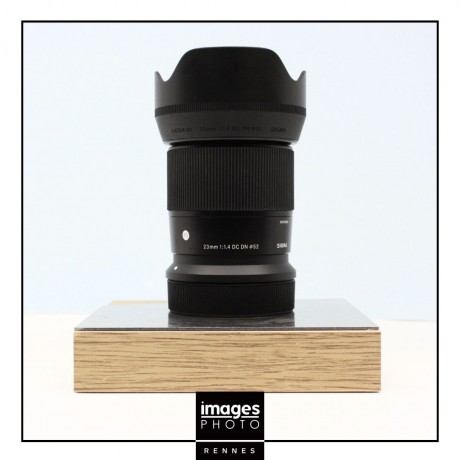 OCCASION -SIGMA 23/1.4 DC DN MONTURE CANON RF-S - GARANTIE 6 MOIS