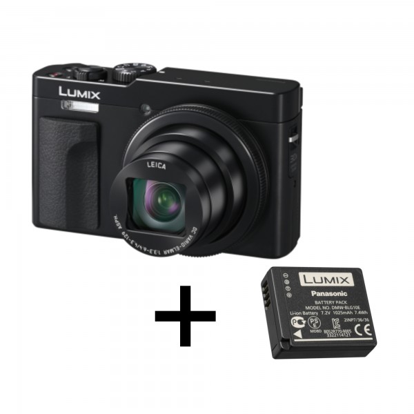 PANASONIC LUMIX DC-TZ99 NOIR + 2éme BATTERIE BLG10