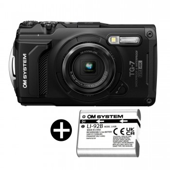 OM SYSTEM TG-7 NOIR + BATT...
