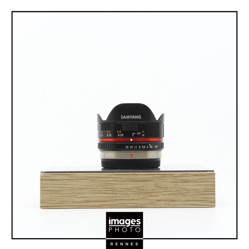 OCCASION - SAMYANG 7.5/3.5 FISH-EYE MFT - GARANTIE 6 MOIS
