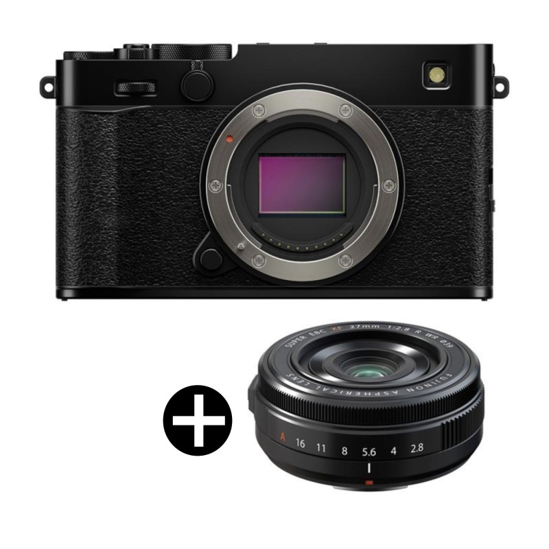 FUJIFILM X-E5 NU NOIR + XF 27 F/2.8 WR