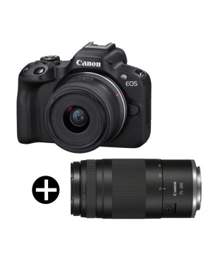 Canon EOS R50 + 18-45mm + 75-300mm