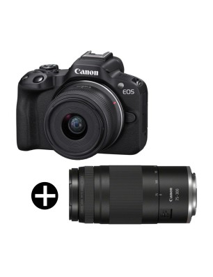 Canon EOS R50 + 18-45mm + 75-300mm