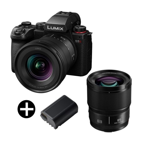 PANASONIC LUMIX DC-S5 II + 20-60 F/3.5-5.6 + S 85 F/1.8 + 2° BATT BLK-22
