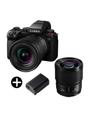 PANASONIC LUMIX DC-S5 II + 20-60 F/3.5-5.6 + S 85 F/1.8 + 2° BATT BLK-22
